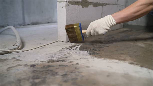 SJ Waterproofing Pros Crawl Space Encapsulation coverage map for New Palestine, IN and surrounding area